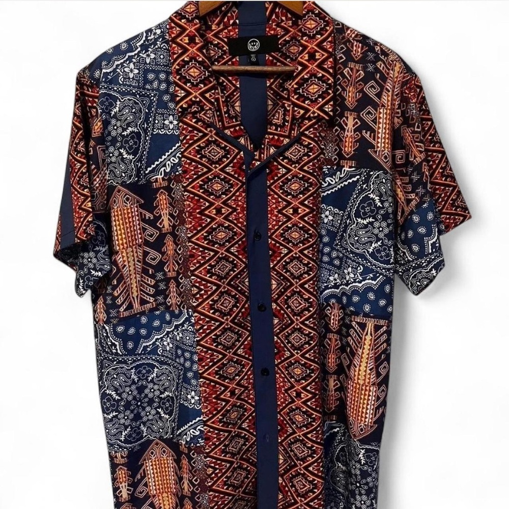 Cula Multi-Print Button Up